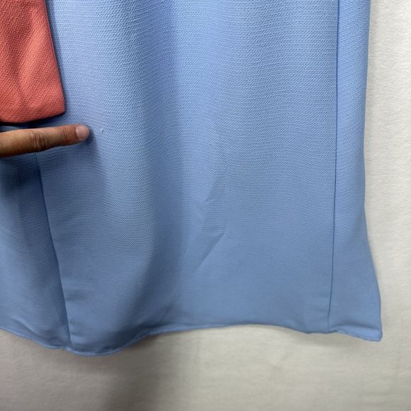 Pomander Place by Tuckernuck Blue Daphne Dress Swing Ruffle Bow sz L - Picture 14 of 16